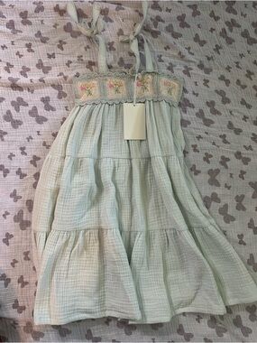 Wild Wawa Blue bouquet dress